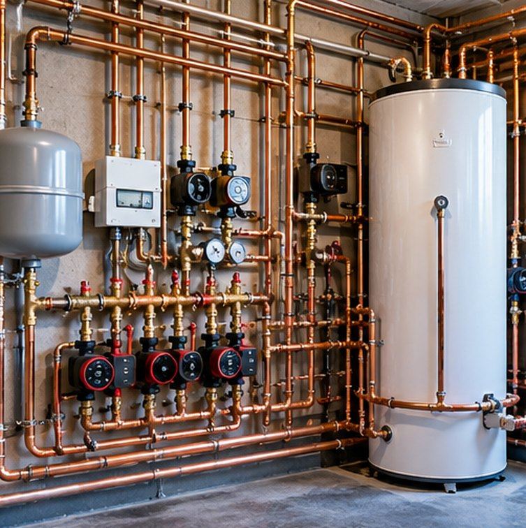 Cylinder upgrade and heating zones: An old vented cylinder and one heating zone for the whole house.